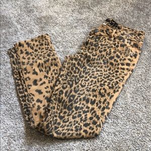 Leopard skinny pant